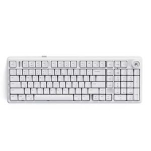 Cybeart Akula 99 - Compact Full Size Wireless RGB Mechanical Keyboard (White MKI Pre-Lubed Switches)
