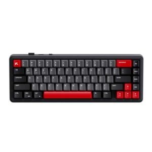 Cybeart Akula 65 - Compact 65% Wireless RGB Mechanical Keyboard (Signature Edition - Black/Red/Gray)