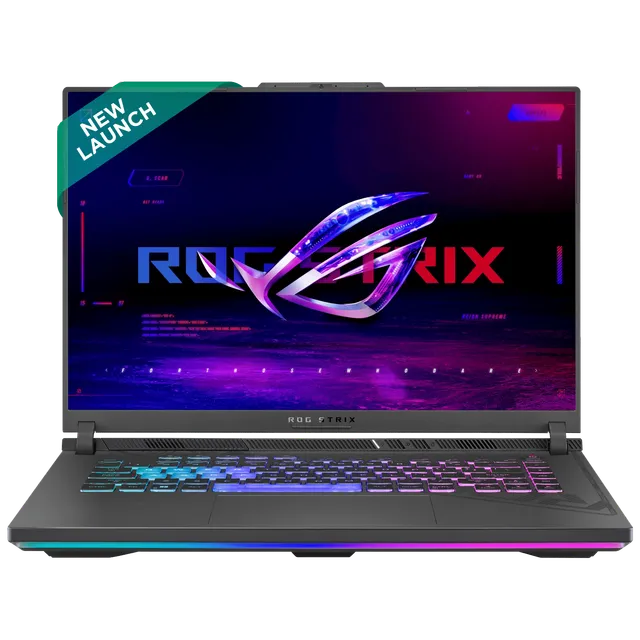Asus ROG Strix G16, Gaming Laptop, AMD Ryzen 9 8940HX, RTX 5060 GPU (16GB/1TB/40.64 cms (16) 2.5K/Windows 11 Home/Office Home 2024 + M365 Basic (1 Year Validity)*) G614PM-S5046WS