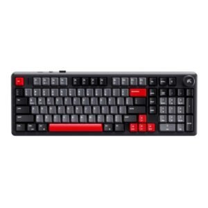 Cybeart Akula 99 - Compact Full Size Wireless RGB Mechanical Keyboard (Signature Edition - Black/Red/Gray)