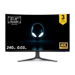 Dell Alienware AW3225QF 32 Inch 4K UHD (3840x2160) 1700R Curved Gaming Monitor
