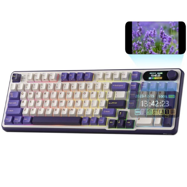 RK ROYAL KLUDGE S98 Mechanical Keyboard Blackberry Brown Switch