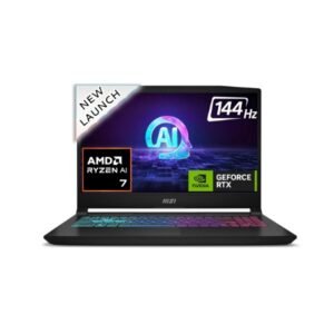 MSI KATANA A15 AI B8VE-418IN (AMD Ryzen 7-8845HS/16GB/512GB SSD/WIN11 HOME/15.6"/6GB-RTX4050/2 Years/Black)