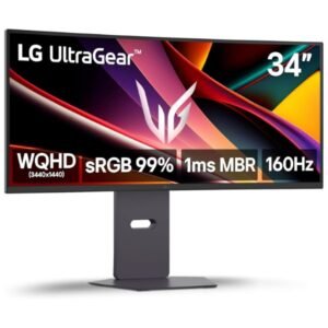 LG Ultragear 34G600A-B 34" Inch WQHD (3440x1440) Curved Gaming Monitor
