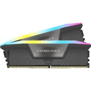 CORSAIR Vengeance RGB DDR5 RAM 64GB (2x32GB) 6000MHz CL30 RAM - Grey