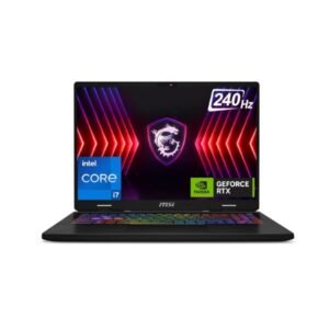 MSI Crosshair 16 HX, Intel 14th Gen. i7-14700HX, 41CM QHD+ 240Hz Gaming Laptop (32GB/1TB NVMe SSD/Windows 11 Home/MSO 2021/NVIDIA GeForce RTX 4070, GDDR6 8GB/Cosmos Gray/2.5Kg) D14VGKG-668IN