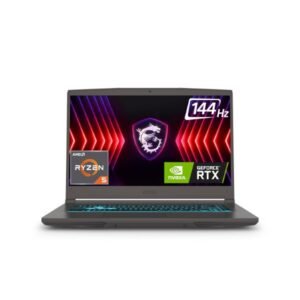 MSI THIN A15 AMD RYZEN 5 HEXA CORE 7535HS - (16 GB/512 GB SSD/WINDOWS 11 HOME/4 GB GRAPHICS/NVIDIA GEFORCE RTX 3050/144 HZ) THIN A15 B7UC-102IN GAMING LAPTOP