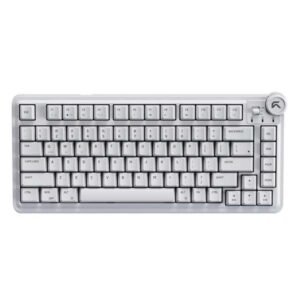 Cybeart Nighthawk 75 - TKL Wireless RGB Mechanical Keyboard (White)