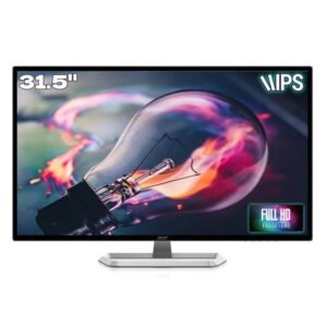 Acer EB321HQA 31.5 Inch (80.01 Cm) IPS Full HD (1920 x 1080) LCD Monitor with LED Backlight I 300 Nits Brightness I HDMI, VGA Ports I Eye Care Features, Blue Light Filter, Flickerless (Black)