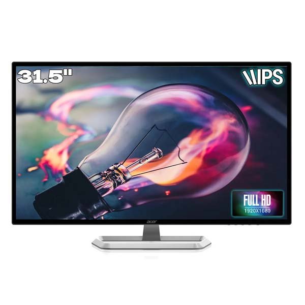 Acer EB321HQA 31.5 Inch (80.01 Cm) IPS Full HD (1920 x 1080) LCD Monitor with LED Backlight I 300 Nits Brightness I HDMI, VGA Ports I Eye Care Features, Blue Light Filter, Flickerless (Black)