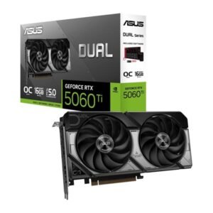 ASUS Dual GeForce RTX 5060 Ti 16GB GDDR7 OC Edition Graphics Card