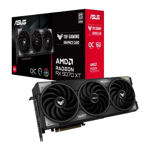 ASUS TUF Gaming AMD Radeon RX 9070 XT OC Edition 16GB GDDR6 Graphics Card