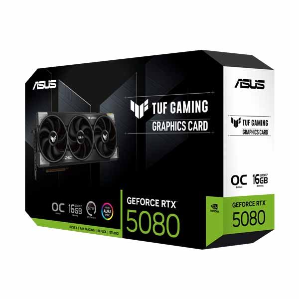 ASUS TUF Gaming RTX 5080 16GB GDDR7 OC Edition Graphics Card