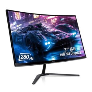 Acer ED270 Z 27 Inch Full HD 1500 R Curved Gaming Backlit LED LCD Monitor (Black)