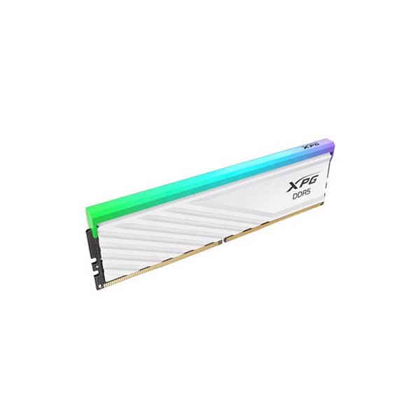 Adata XPG Lancer Blade RGB 16GB (16GBx1) DDR5 6000MHz CL48 Desktop Ram (White)