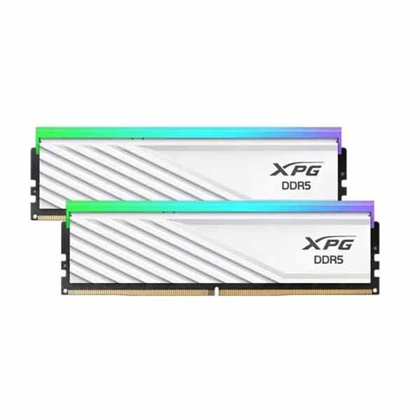 Adata XPG Lancer Blade RGB 32GB (16GBx2) DDR5 6000MHz CL48 Desktop Ram (White)