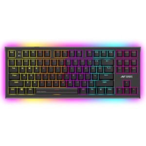 Ant Esports MK1800 TKL Mechanical Wired Gaming Keyboard (Blue Switch, Black)