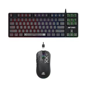 Ant Esports Thunder 20 Wired Mechanical Gaming Keyboard and Mouse Combo Red Switch (Black)