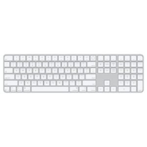 Apple Magic Keyboard with Touch ID and Numeric Keypad for Mac models with Apple silicon (USB‑C) - US English - White Keys