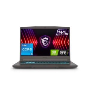 MSI Thin 15, Intel 13th Gen. i5-13420H, 40CM FHD 144Hz Gaming Laptop (16GB/512GB NVMe SSD/Windows 11 Home/MSO 2021/NVIDIA GeForce RTX 2050, GDDR6 4GB/Cosmos Gray/1.86Kg) B13UCX-2472IN