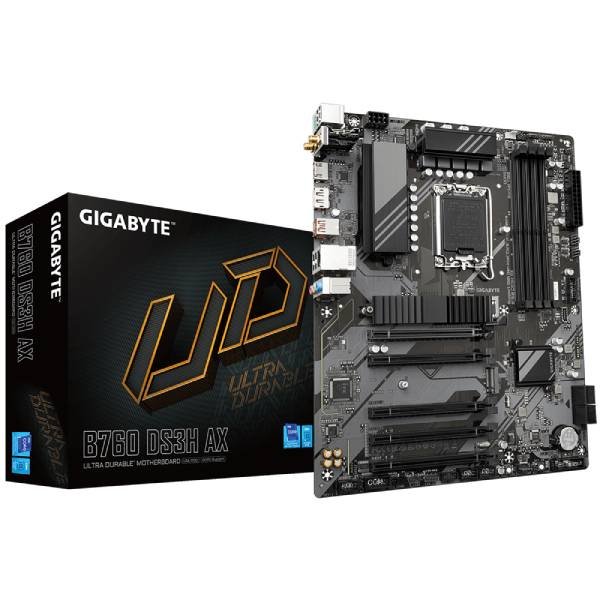 Gigabyte B760 DS3H AX DDR5 Intel LGA 1700 ATX Motherboard Supports Intel 12th, 13th & 14th Gen Processors