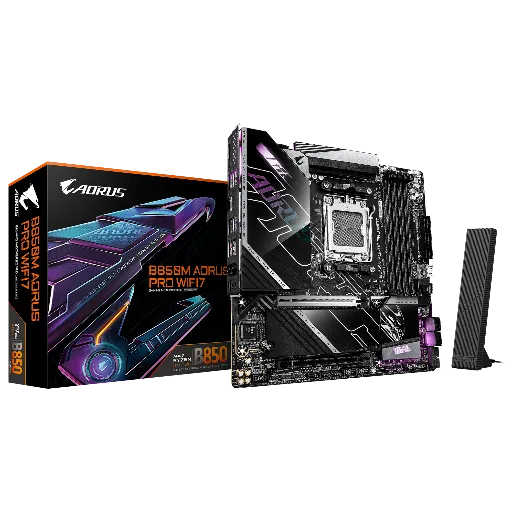 GIGABYTE B850M AORUS PRO WIFI7 AMD AM5 LGA 1718 Motherboard