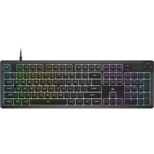 CORSAIR K55 CORE RGB Membrane Wired Gaming Keyboard (Black)