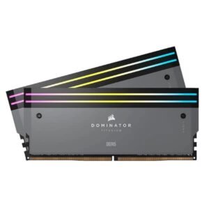 Corsair Dominator Titanium RGB 64GB (32GBx2) DDR5 6000MHz CL30 Ram (Grey)