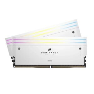 Corsair Dominator Titanium RGB DDR5 64GB (32GBx2) 6000MHz CL30 RAM (White)