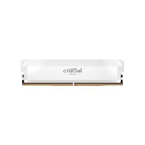 Crucial 16GB Pro Overclocking DDR5 6400 MHz UDIMM Memory Module (White)