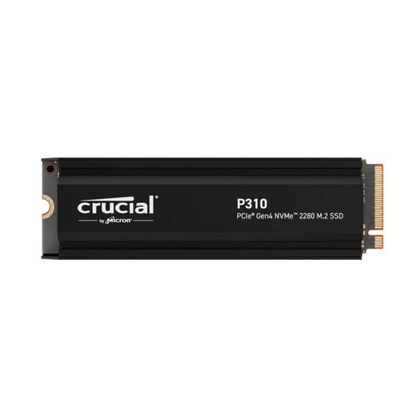 Crucial P310 1TB PCIe Gen4 NVMe 2280 M.2 with heatsink Internal Solid State Drive