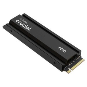 Crucial P510 1TB PCIe Gen5 NVMe 2280 M.2 Internal SSD with Heatsink (CT1000P510SSD5)