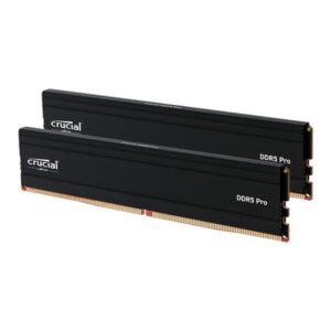 Crucial Pro 48GB Kit (2x24GB) DDR5 6000MHz CL48 Memory Kit (Black)