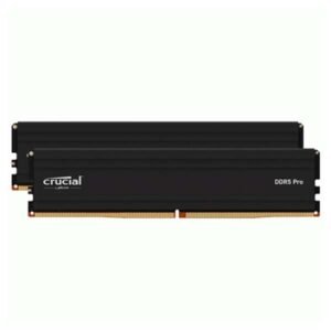 Crucial Pro 64GB 2x32GB DDR5 6400 MHz UDIMM Memory Kit (Black)