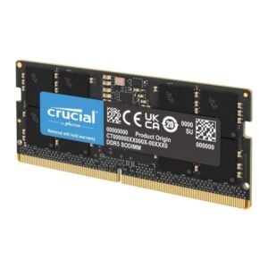 Crucial RAM 16GB (1 X 16GB) DDR5 5600MHz CL46 SODIMM Laptop Memory (CT16G56C46S5,Black)