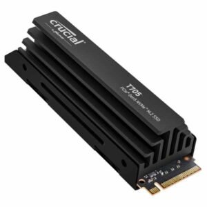 Crucial T705 1TB PCIe Gen5 NVMe M.2 SSD with Heatsink