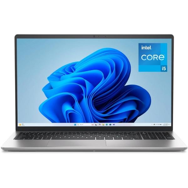 Dell 15 Laptop DC15250-15.6-inch FHD (1920x1080) 120Hz Display, Intel Core i5-1334U Processor, 16GB DDR4 RAM, 512GB SSD, Intel UHD Graphics, Windows 11 Home, Onsite Service - Platinum Silver