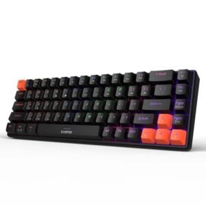 EvoFox Katana S Mini Wireless Mechanical Keyboard Red Switch - (Black)