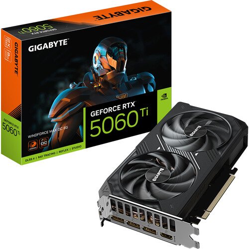 Gigabyte RTX 5060 Ti 8GB WINDFORCE MAX OC Graphics Card
