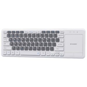 Hammok Otto Multi Device Wireless + Bluetooth Keyboard With Touch Pad (White)