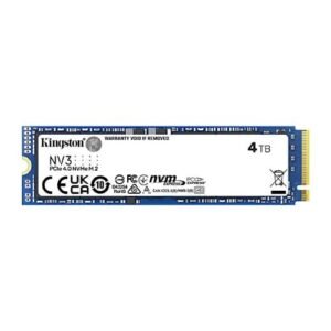 Kingston NV3 4TB Gen4.0 NVMe M.2 Internal SSD (SNV3S/4000G)