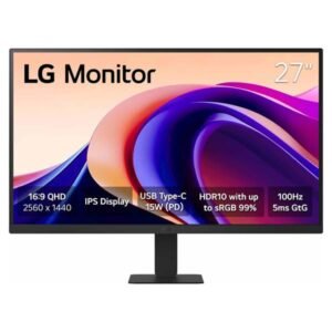 LG 27U631A-B 27 Inch 100Hz IPS QHD (2560x1440) Monitor (Black)