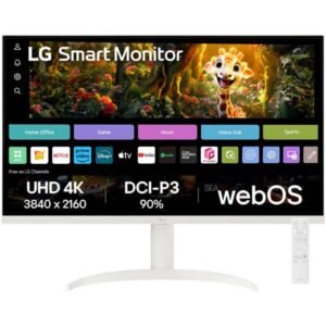 LG 32SR75U 32" 4K UHD (3840 x 2160) Smart Monitor with Steaming TV (White)