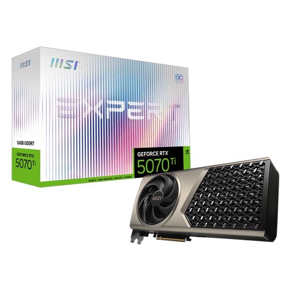MSI GeForce RTX 5070 Ti 16G EXPERT OC GDDR7 Graphics Card