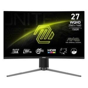 MSI MAG 27CQ6PF 27-inch QHD 2560x1440 180hz Monitor (Black)