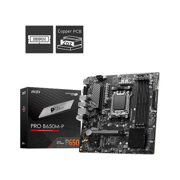MSI PRO B650M-P DDR5 mATX Gaming Motherboard