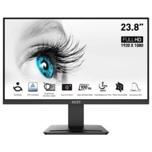 MSI PRO MP2412 24" 1920 x 1080 (FHD) FreeSync 100Hz Monitor (Black)