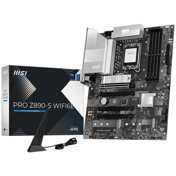 MSI PRO Z890-S WIFI6E LGA1851 ATX Motherboard
