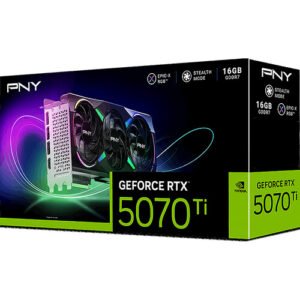 PNY NVIDIA GeForce RTX 5070 Ti ARGB EPIC-X RGB OC Triple Fan Graphics Card