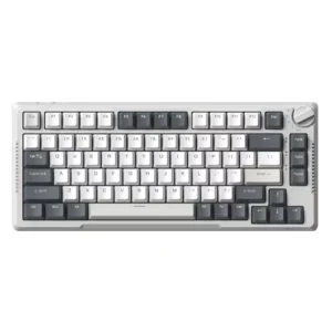 RK ROYAL KLUDGE H81 Hot Swappable Mechanical Keyboard White Night Brown Switch